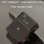 Microfono lavalier wireless con cancellazione rumore Type-C 8 Pin