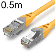 Cavo a banda larga ad alta velocità CAT6 Gigabit Ethernet con doppia schermatura, 0.5m, 1m, 1.5m, 2m, 3m, 5m, 8m, 10m, 12m, 15m, 20m, 25m, 30m, 40m