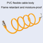 Cavo a banda larga ad alta velocità CAT6 Gigabit Ethernet con doppia schermatura, 0.5m, 1m, 1.5m, 2m, 3m, 5m, 8m, 10m, 12m, 15m, 20m, 25m, 30m, 40m