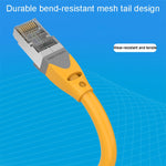 Cavo a banda larga ad alta velocità CAT6 Gigabit Ethernet con doppia schermatura, 0.5m, 1m, 1.5m, 2m, 3m, 5m, 8m, 10m, 12m, 15m, 20m, 25m, 30m, 40m