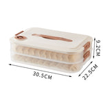 Scatola portaoggetti per gnocchi Custodia per gnocchi domestici per uso alimentare Custodia fresca congelata, 2 Layer With Cover, 3 Layer With Cover, 4 Layer With Cover