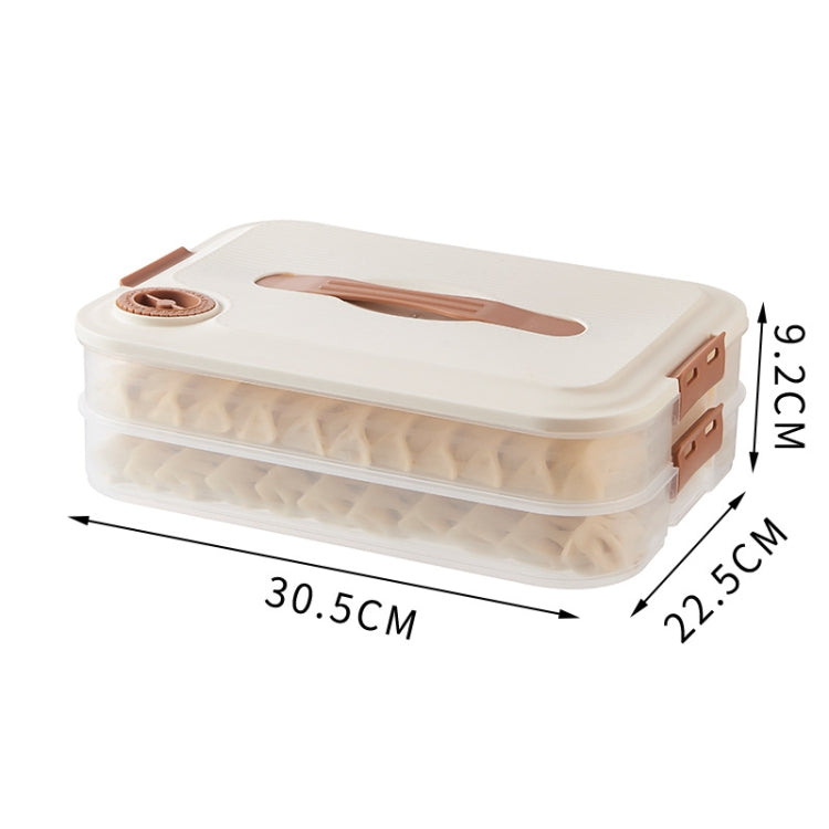 Scatola portaoggetti per gnocchi Custodia per gnocchi domestici per uso alimentare Custodia fresca congelata, 2 Layer With Cover, 3 Layer With Cover, 4 Layer With Cover