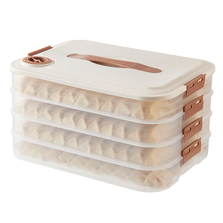 Scatola portaoggetti per gnocchi Custodia per gnocchi domestici per uso alimentare Custodia fresca congelata, 2 Layer With Cover, 3 Layer With Cover, 4 Layer With Cover