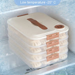 Scatola portaoggetti per gnocchi Custodia per gnocchi domestici per uso alimentare Custodia fresca congelata, 2 Layer With Cover, 3 Layer With Cover, 4 Layer With Cover