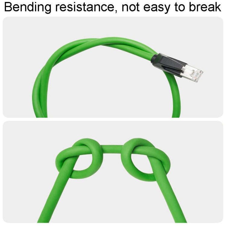 Cavo industriale Gigabit a doppia schermatura CAT6 Cavo per catena portacavi resistente alle vibrazioni e altamente flessibile, 0.5m, 1m, 2m, 3m, 5m, 8m, 10m, 12m, 15m, 18m, 20m, 25m, 30m, 35m, 40m