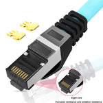 Cavo Ethernet industriale Gigabit a doppia schermatura CAT5 Cavo a banda larga ad alta velocità, 0.2m, 0.3m, 0.5m, 1m, 1.5m, 2m, 3m, 5m, 8m, 10m, 15m, 20m, 25m, 30m, 35m, 40m, 50m