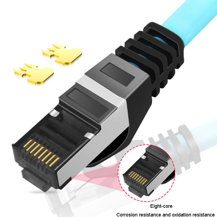 Cavo Ethernet industriale Gigabit a doppia schermatura CAT5 Cavo a banda larga ad alta velocità, 0.2m, 0.3m, 0.5m, 1m, 1.5m, 2m, 3m, 5m, 8m, 10m, 15m, 20m, 25m, 30m, 35m, 40m, 50m