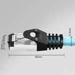 Cavo Ethernet industriale Gigabit a doppia schermatura CAT5 Cavo a banda larga ad alta velocità, 0.2m, 0.3m, 0.5m, 1m, 1.5m, 2m, 3m, 5m, 8m, 10m, 15m, 20m, 25m, 30m, 35m, 40m, 50m