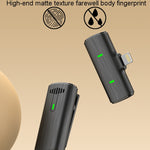 Microfono wireless lavalier con cancellazione rumore Type-C