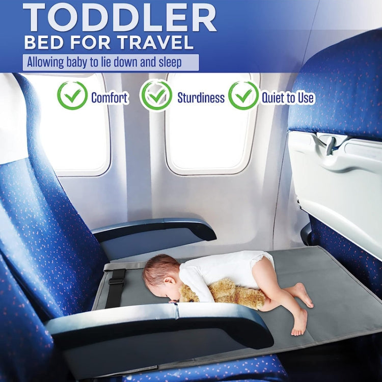 Cuscino da viaggio portatile per estensione del sedile dell'aereo per bambini, 79 x 44cm
