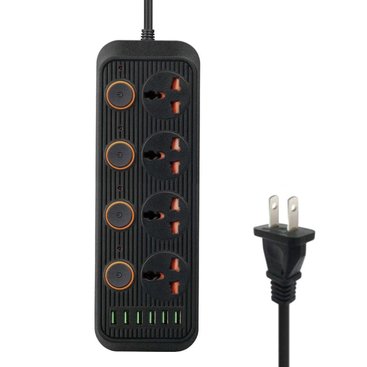Multipresa 4 spine + 6 porte USB 3000W con interruttore