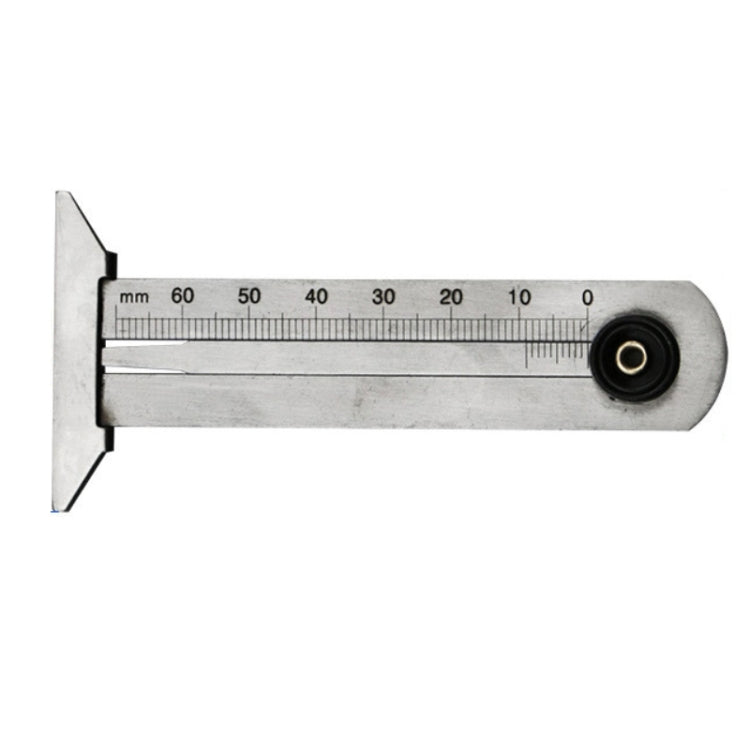 Calibro di profondità del battistrada del pneumatico in acciaio inossidabile, 0-30mm, 0-50mm, 0-60mm