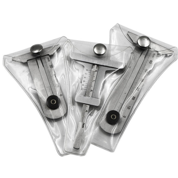 Calibro di profondità del battistrada del pneumatico in acciaio inossidabile, 0-30mm, 0-50mm, 0-60mm