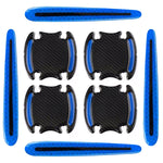 Adesivo riflettente protettivo di avvertimento di sicurezza per specchietto retrovisore per maniglia della portiera dell'auto da 8 pezzi/set, Red, Yellow, White, Blue, Fluorescent Green