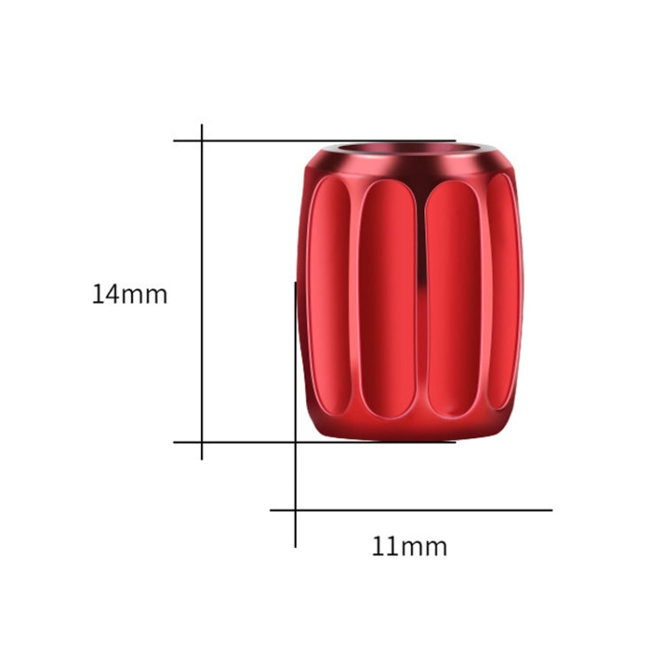 Tappo di conversione personalizzato con valvola antifurto per pneumatici in metallo da 4 pezzi/set, Colorful, Titanium Black, Red, Silver