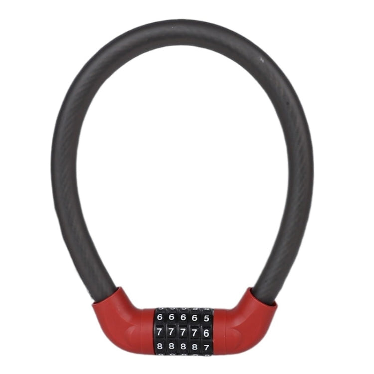 Lucchetto antifurto di sicurezza per bicicletta e veicolo elettrico con combinazione a 5 cifre, 40 x 1.72cm, 57 x 1.72cm