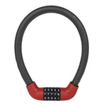 Lucchetto antifurto di sicurezza per bicicletta e veicolo elettrico con combinazione a 5 cifre, 40 x 1.72cm, 57 x 1.72cm