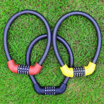 Lucchetto antifurto di sicurezza per bicicletta e veicolo elettrico con combinazione a 5 cifre, 40 x 1.72cm, 57 x 1.72cm