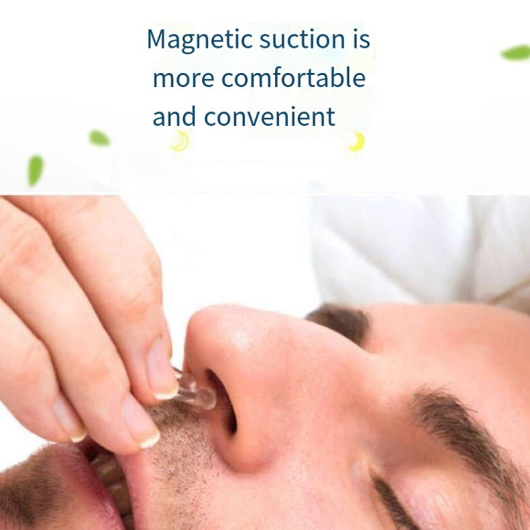 Dispositivo magnetico antirussamento per smettere di russare, clip per naso, aiuto per dormire, protezione per apnea, 1pc