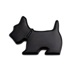 Adesivi decorativi con emblema per veicolo in metallo con decalcomania per auto per cani carini