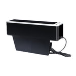 Scatola portaoggetti per seggiolino auto con 2 porte di ricarica USB, Principal Driver Silver, Co-pilot Silver, Principal Driver Red, Co-pilot Red, Principal Driver Gray, Co-pilot Gray