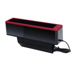 Scatola portaoggetti per seggiolino auto con 2 porte di ricarica USB, Principal Driver Silver, Co-pilot Silver, Principal Driver Red, Co-pilot Red, Principal Driver Gray, Co-pilot Gray