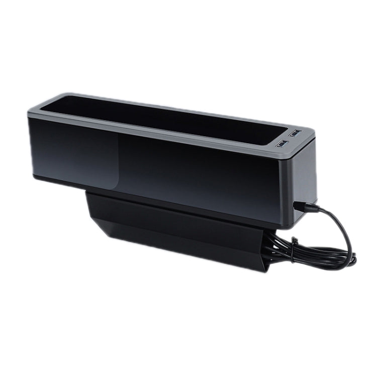 Scatola portaoggetti per seggiolino auto con 2 porte di ricarica USB, Principal Driver Silver, Co-pilot Silver, Principal Driver Red, Co-pilot Red, Principal Driver Gray, Co-pilot Gray