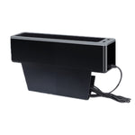 Scatola portaoggetti per seggiolino auto con 2 porte di ricarica USB, Principal Driver Silver, Co-pilot Silver, Principal Driver Red, Co-pilot Red, Principal Driver Gray, Co-pilot Gray