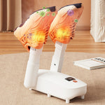 YM-102 Asciugatrice portatile per sterilizzazione e deodorizzazione con temporizzazione della casa intelligente UV Luce viola Asciugatrice portatile per scarpe, US Plug, EU Plug