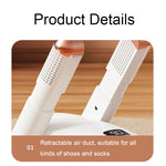 YM-102 Asciugatrice portatile per sterilizzazione e deodorizzazione con temporizzazione della casa intelligente UV Luce viola Asciugatrice portatile per scarpe, US Plug, EU Plug