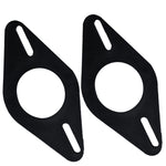2 pz/set staffa di modifica audio per auto porta anteriore modifica altoparlante tweeter rondella triangolare