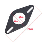 2 pz/set staffa di modifica audio per auto porta anteriore modifica altoparlante tweeter rondella triangolare
