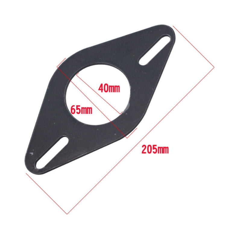 2 pz/set staffa di modifica audio per auto porta anteriore modifica altoparlante tweeter rondella triangolare