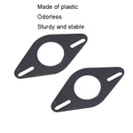 2 pz/set staffa di modifica audio per auto porta anteriore modifica altoparlante tweeter rondella triangolare