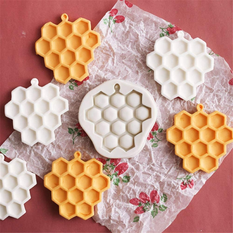 Stampo in silicone strutturato a nido d'ape Stampo per torta al cioccolato fondente con ape, Mk-2019 Light Gray, Mk-2340 Light Gray, Mk-2373 Pink, Mk-2373 Light Gray