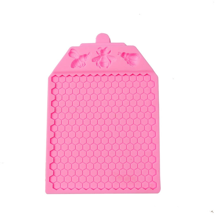 Stampo in silicone strutturato a nido d'ape Stampo per torta al cioccolato fondente con ape, Mk-2019 Light Gray, Mk-2340 Light Gray, Mk-2373 Pink, Mk-2373 Light Gray