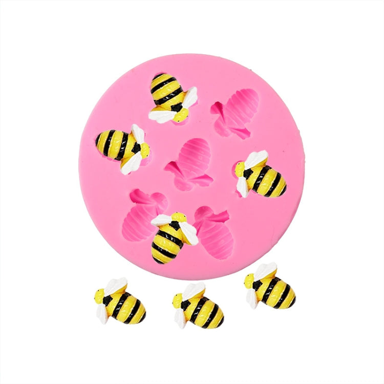 Stampo in silicone per torta al cioccolato fondente con piccola ape, Mk-3171 Pink, Mk-3171 Light Gray, Mk-3172 Pink, Mk-3172 Light Gray