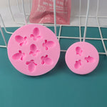 Stampo in silicone per torta al cioccolato fondente con piccola ape, Mk-3171 Pink, Mk-3171 Light Gray, Mk-3172 Pink, Mk-3172 Light Gray