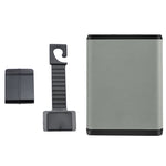 Scatola portaoggetti per appendere la porta dello schienale dell'auto, pattumiera multifunzionale per auto, Beige, Gray, Black