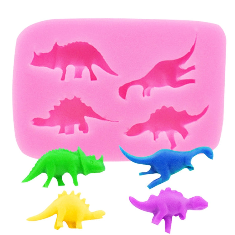 Stampo in silicone per dinosauro, stampo per decorazione torta al cioccolato fondente