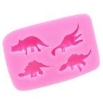 Stampo in silicone per dinosauro, stampo per decorazione torta al cioccolato fondente
