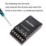 KUERL Filtro crossover per altoparlante per auto stereo con divisore di frequenza audio per auto a 2 vie, KUERL 655D
