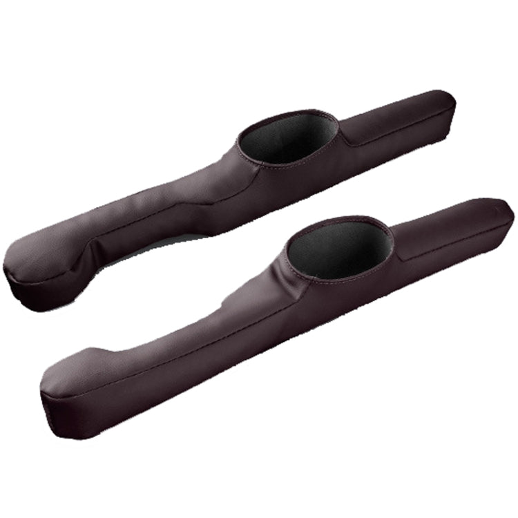 1 paio di riempitivi per cuciture anti-perdite per seggiolino auto, Storage Black, Storage Dark Coffee