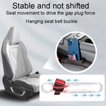 1 paio di riempitivi per cuciture anti-perdite per seggiolino auto, Storage Black, Storage Dark Coffee