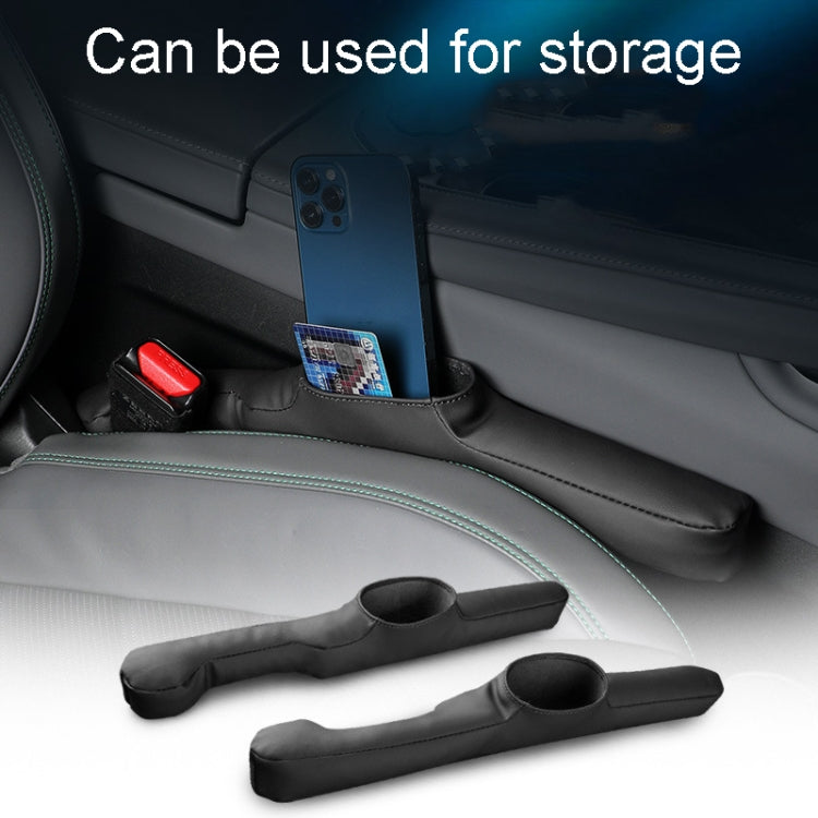 1 paio di riempitivi per cuciture anti-perdite per seggiolino auto, Storage Black, Storage Dark Coffee