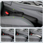 1 paio di riempitivi per cuciture anti-perdite per seggiolino auto, Storage Black, Storage Dark Coffee