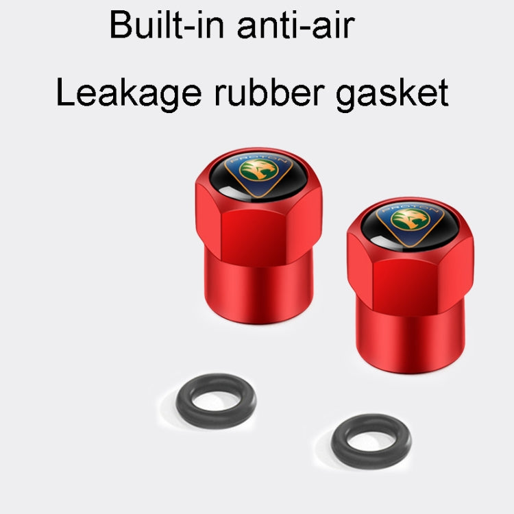 4 pz/set Cappucci per valvole in metallo con etichetta per auto Coperchi per valvole modificati universali per automobili, Car Labeled