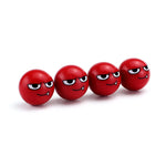 4 pz/set Cappucci per valvole per pneumatici Devil Ball Coperchi per valvole di modifica universale automobilistica