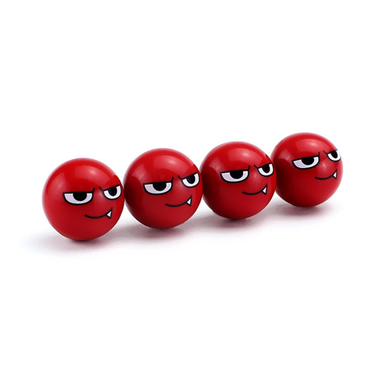4 pz/set Cappucci per valvole per pneumatici Devil Ball Coperchi per valvole di modifica universale automobilistica