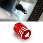 Tappo della valvola del pneumatico dell'auto con pugno motivazionale gesto di potenza laser, Blue, Red, Black, Gray
